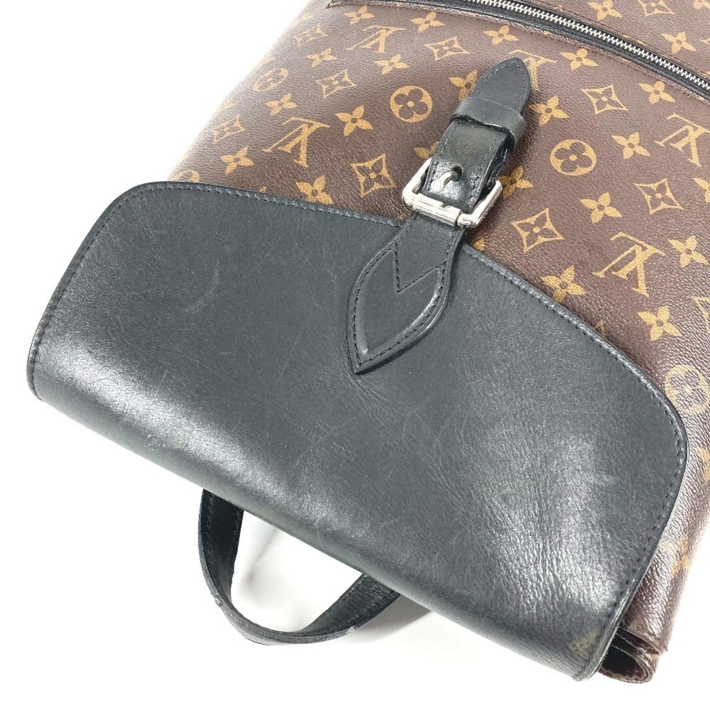 LOUIS VUITTON Authentic Black Monogram Leather Backpack - Picture 14 of 16